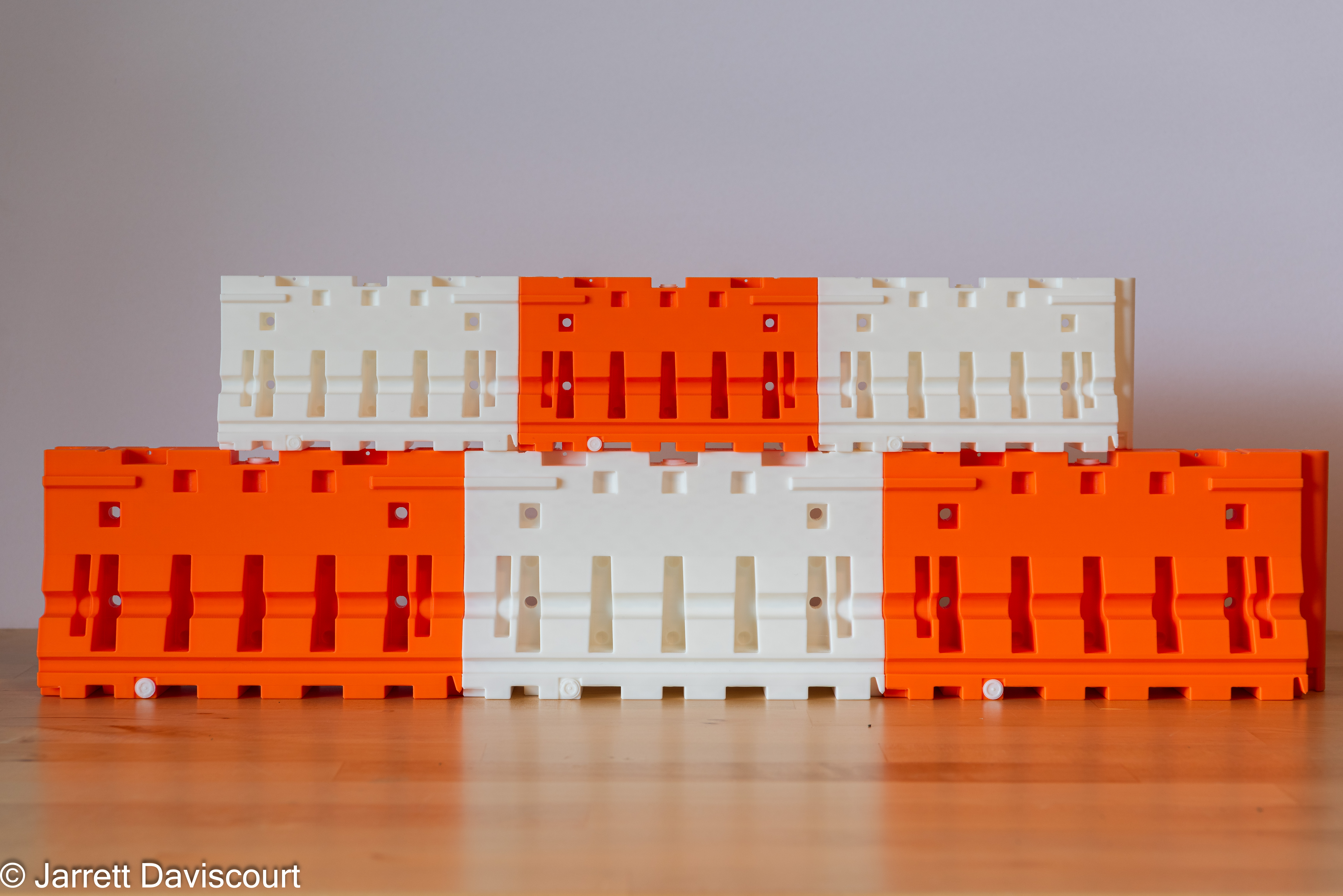 1/10 - 1/14 Scale Jersey Barrier - Minimal Supports