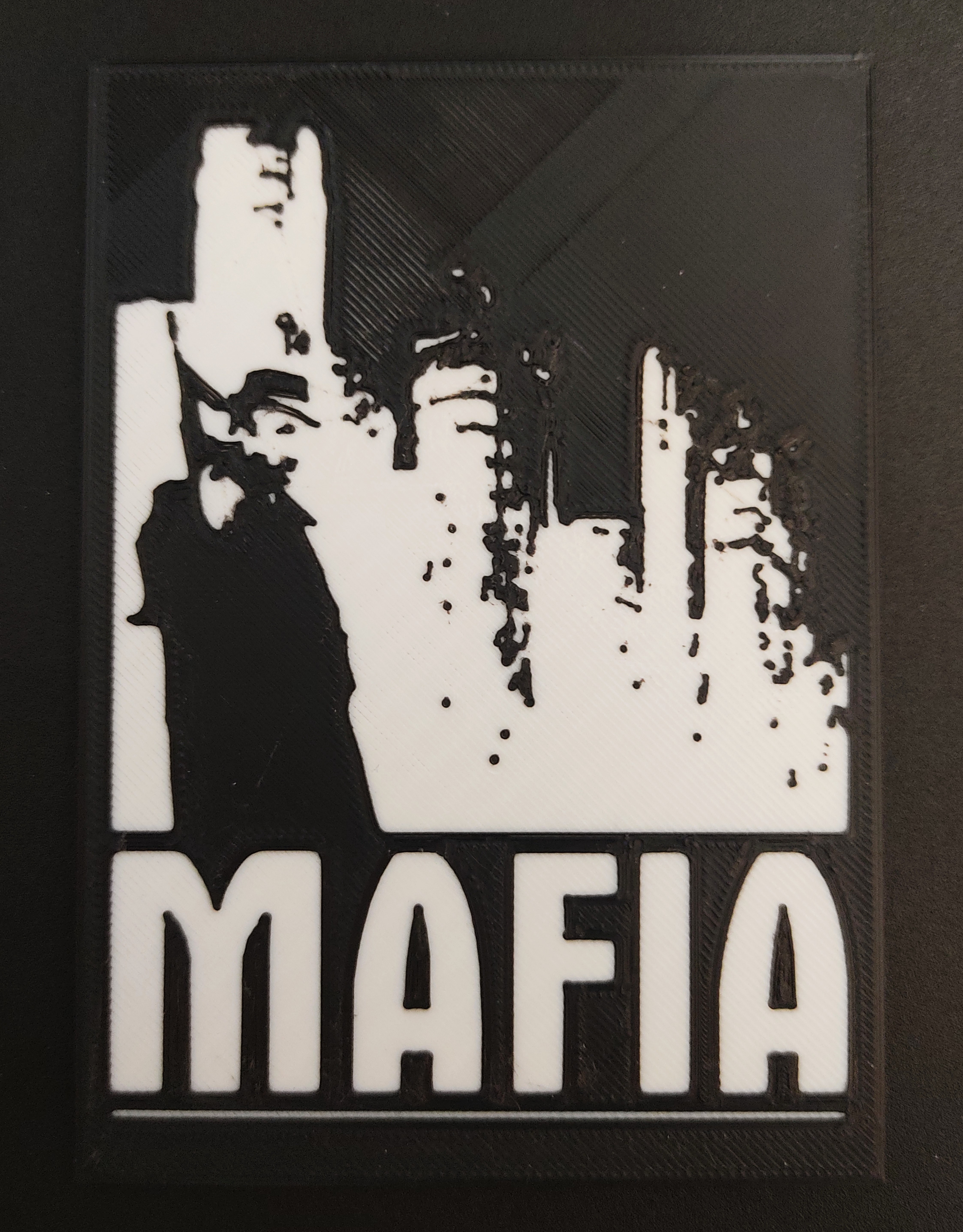 Mafia Logo Stencil