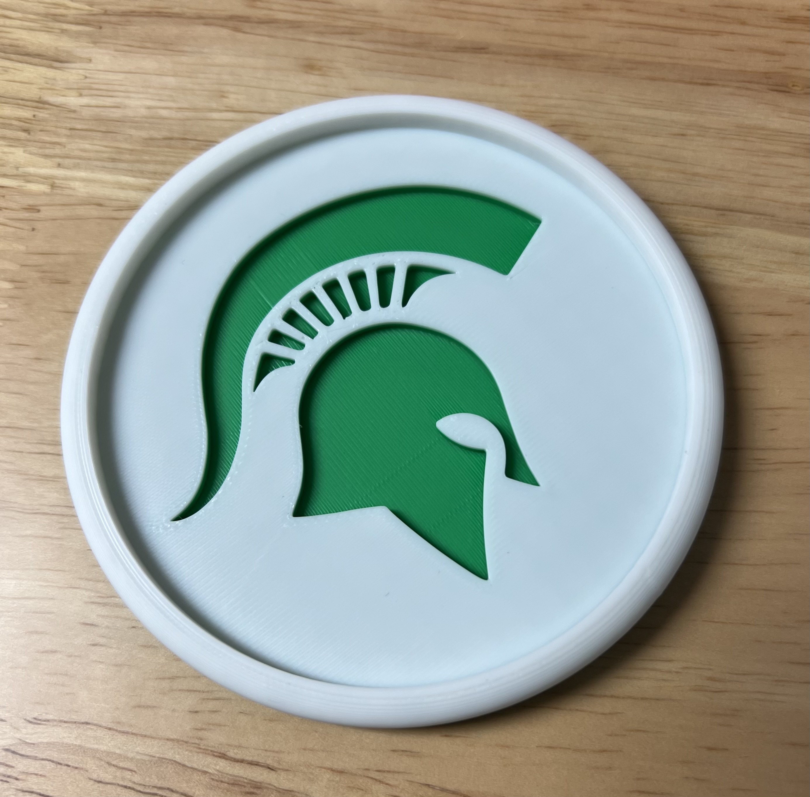 Michigan State University Coaster - Sparty by Betsy Weber | Download ...