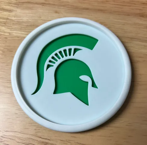 Michigan State University Coaster - Sparty