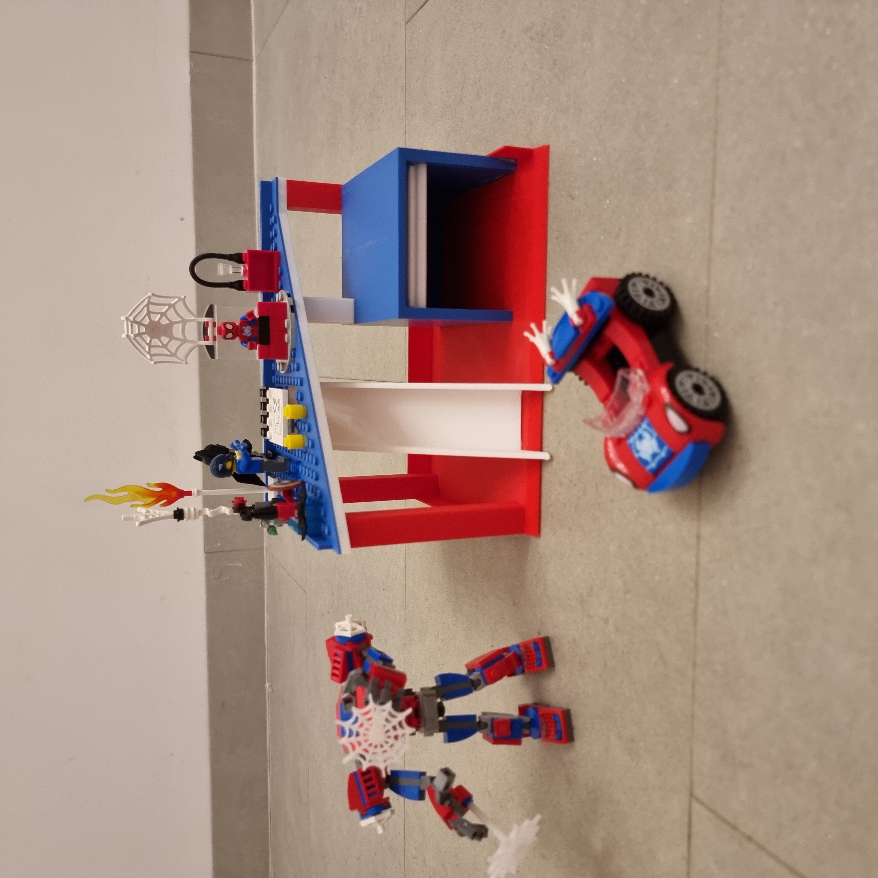 Spiderman Lego Bricks House