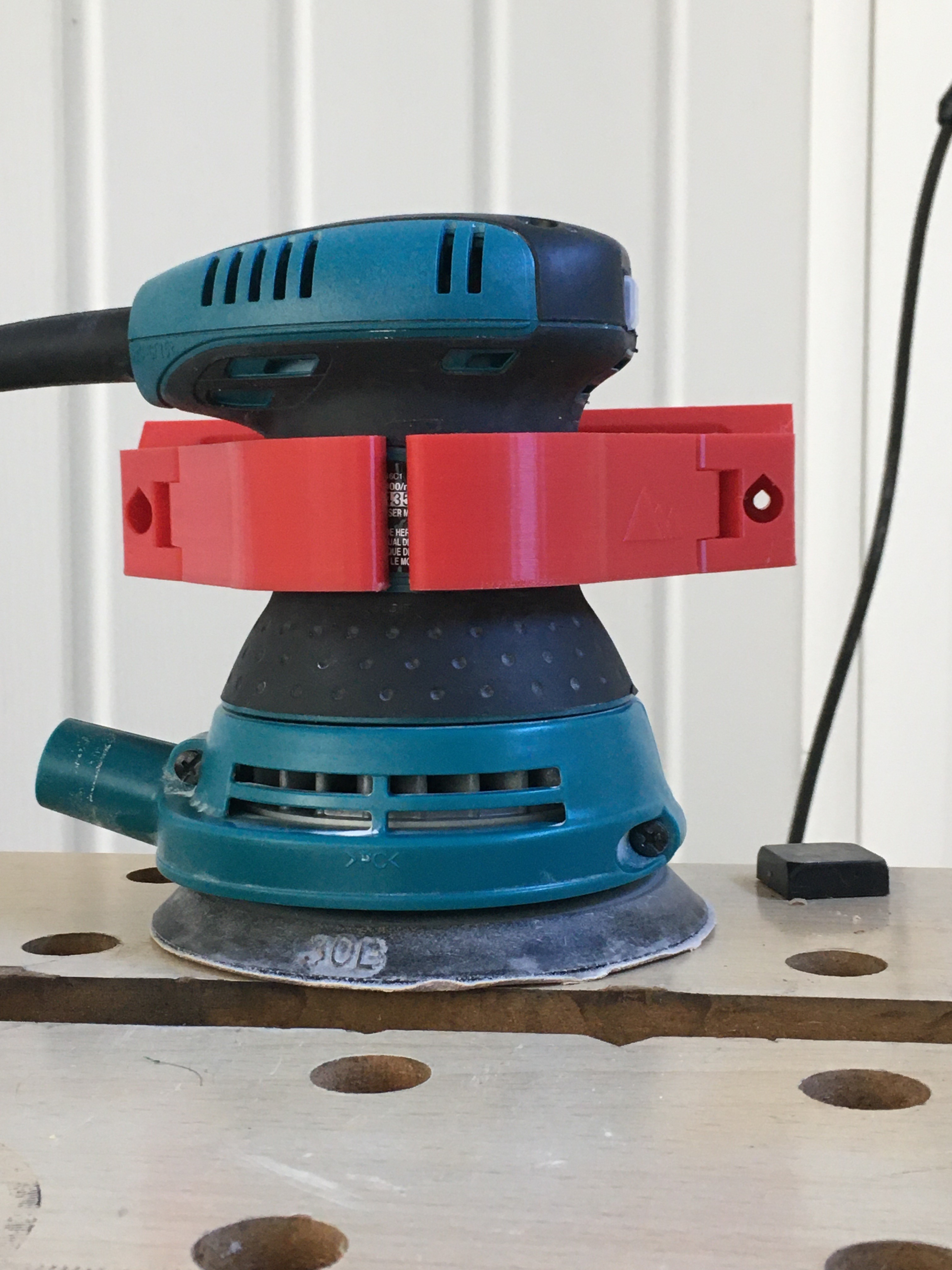 Click-in fixed sander upgrade