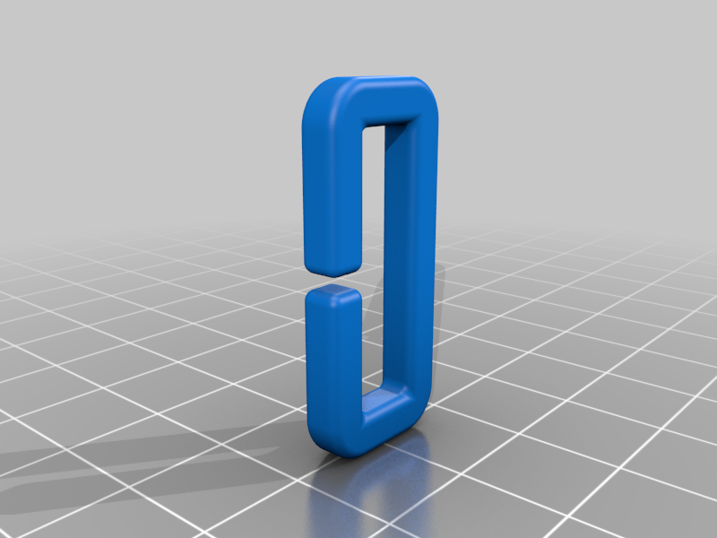 Miniatura 2 do modelo 3D buckle ring triangle and rectangle