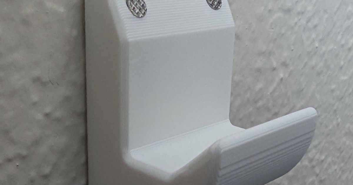 Universal wall hook for drywall v1 by Download free STL model