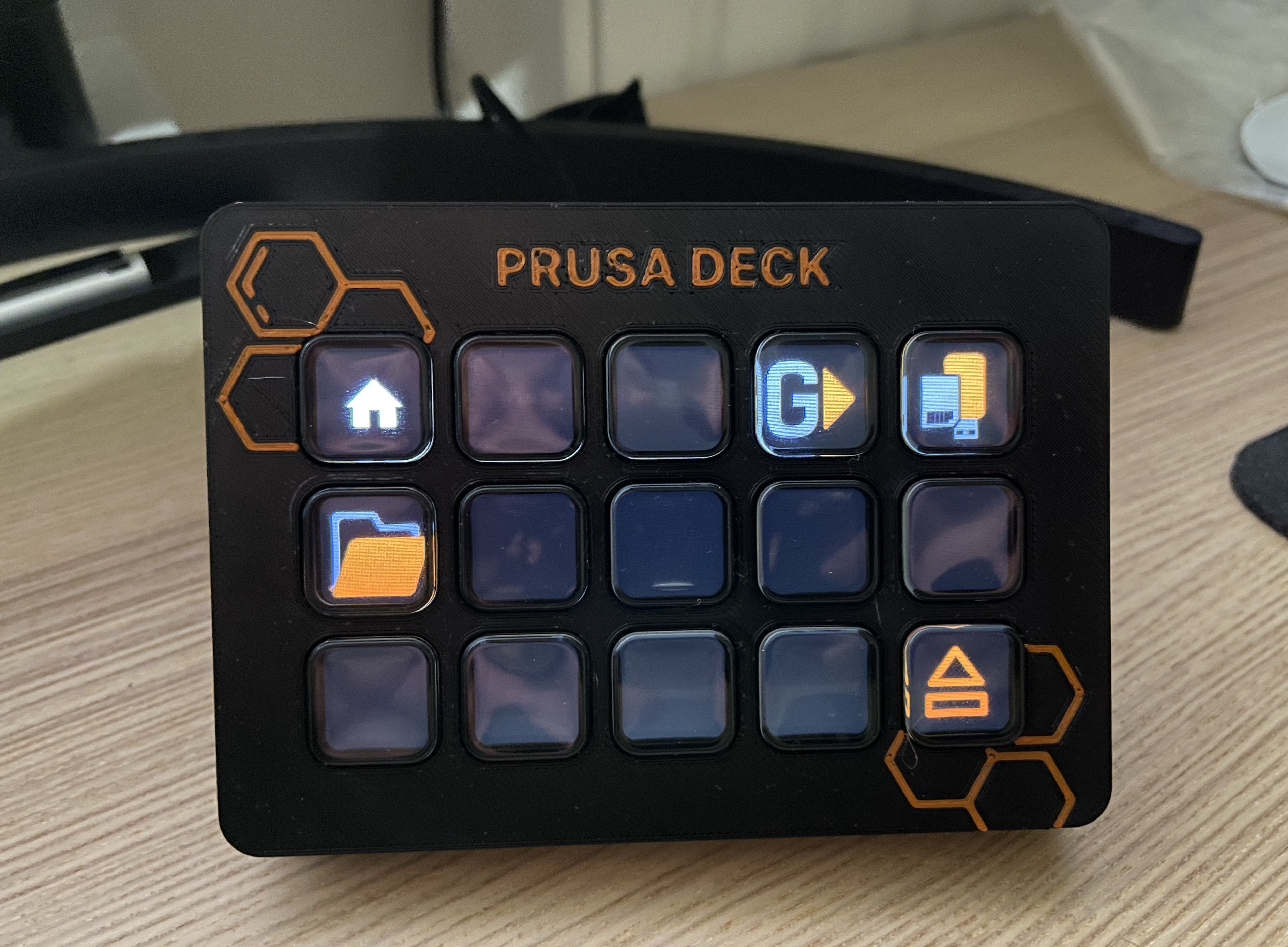 PrusaDeck MK.2 Stream Deck faceplate