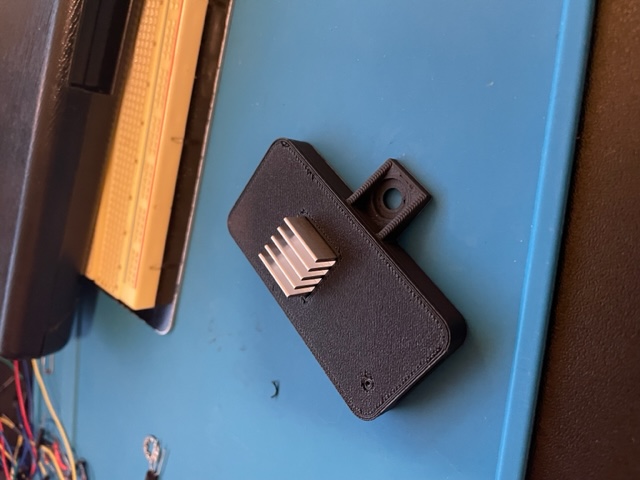 PiZeroCase with added mount M5 machine screw