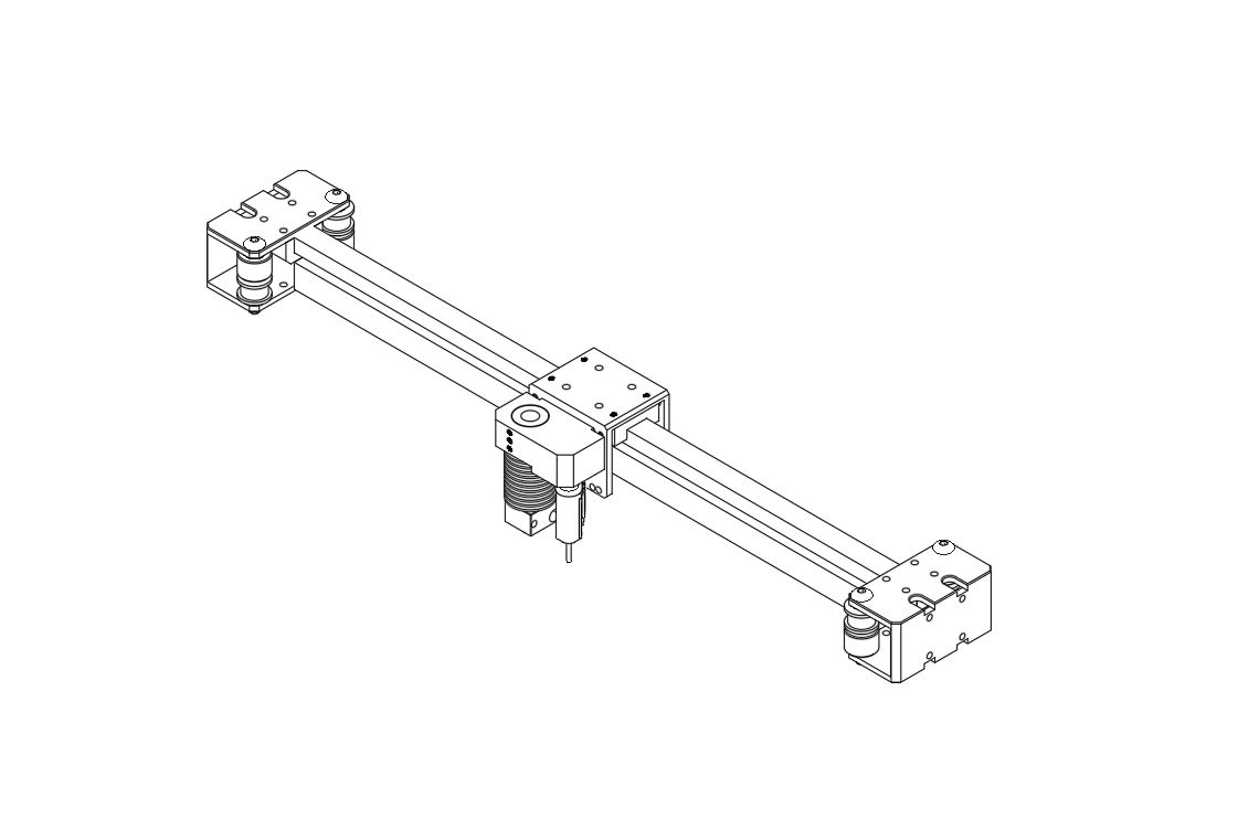 Miniatura 3 do modelo 3D SolidCore CoreXY Gantry