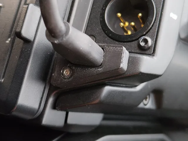 Blackmagic URSA Mini Pro 12K - Samsung T7 SSD Cable Holder