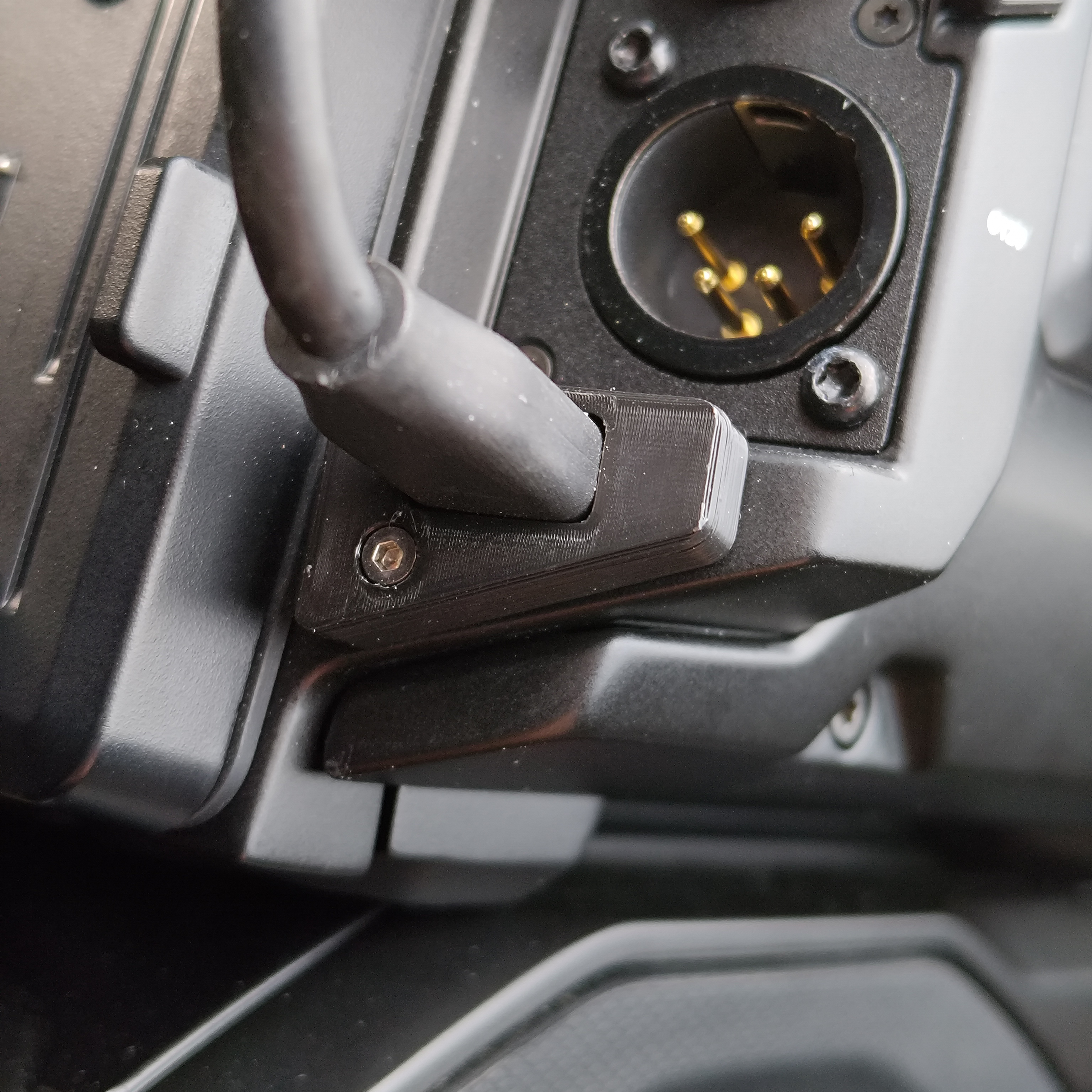 Blackmagic URSA Mini Pro 12K - Samsung T7 SSD Cable Holder