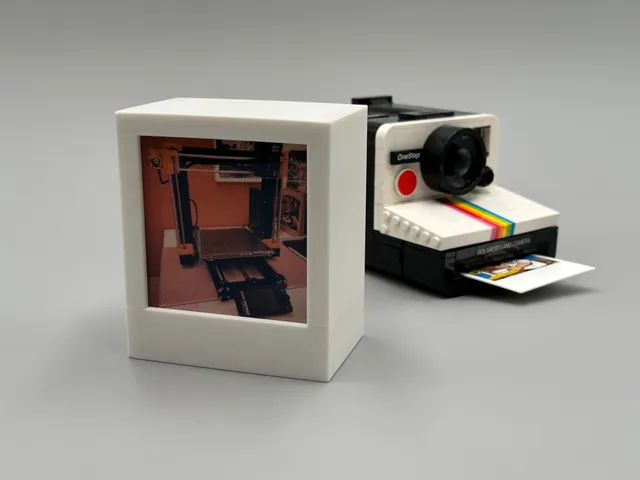 Polaroid picture frame and box