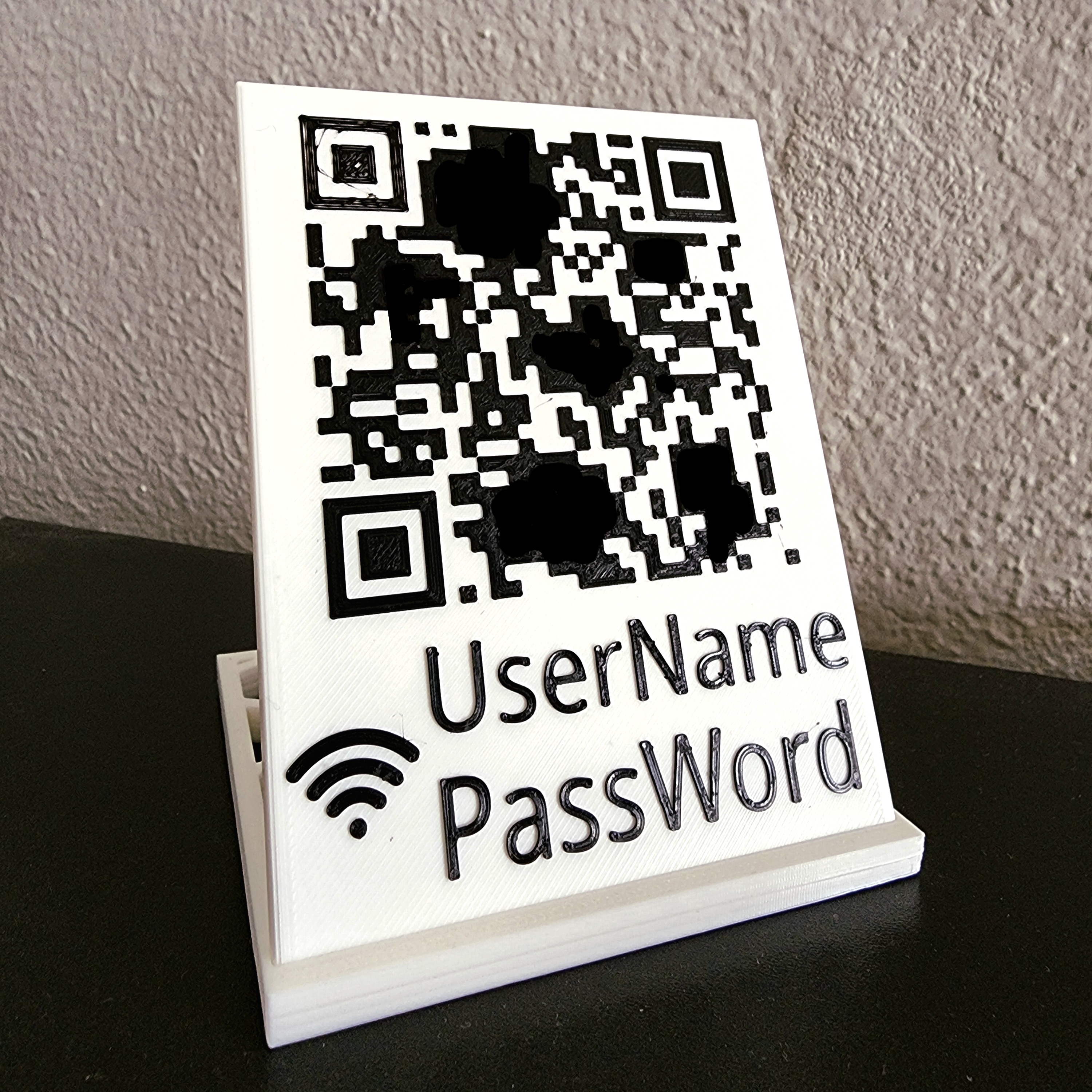 Desktop WiFi Sign