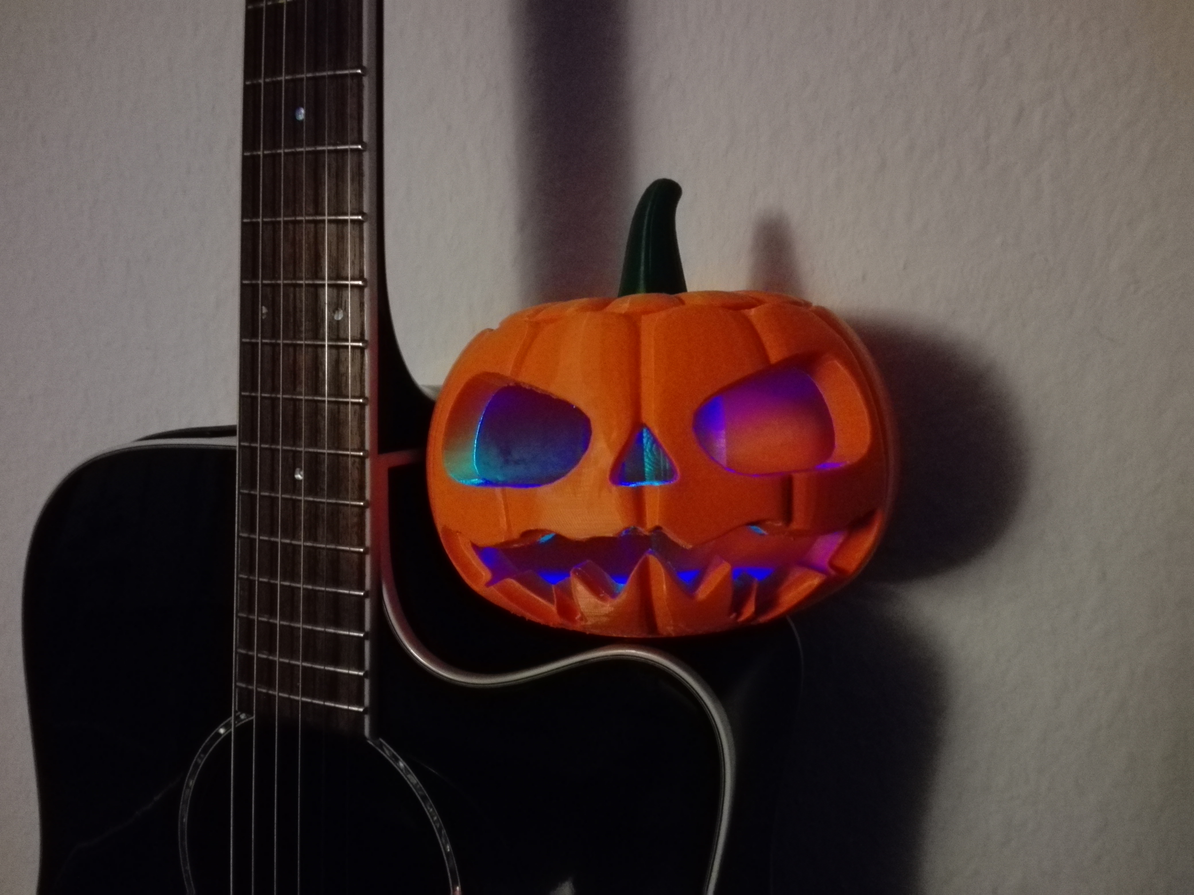 Jack-o’-lantern with LEDs