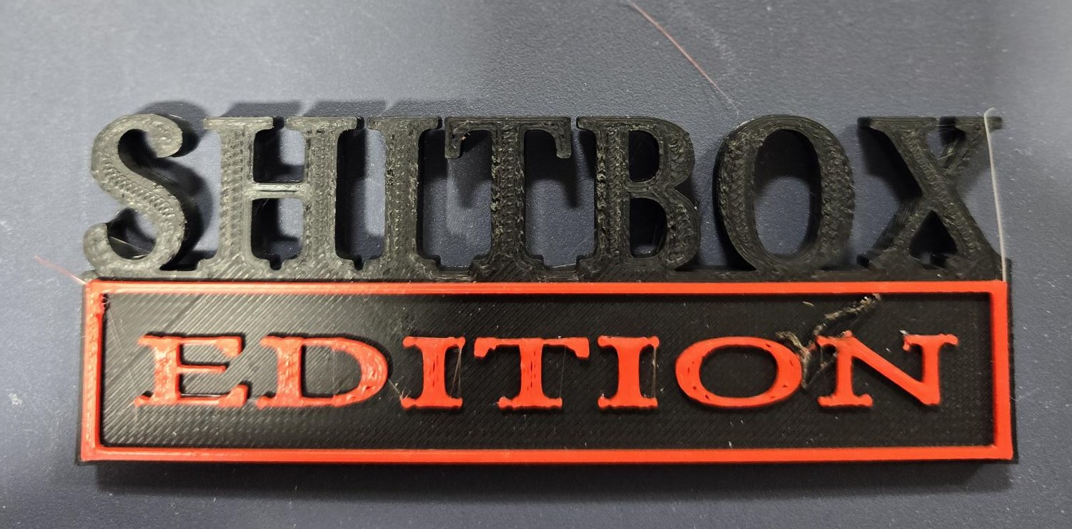 Shitbox Edition Emblem
