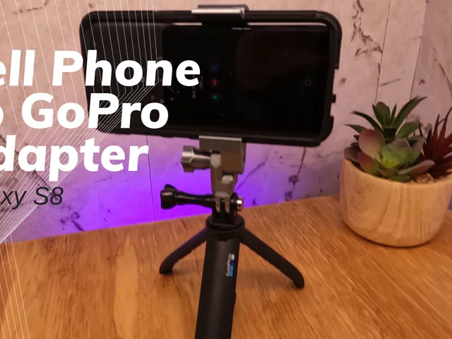 Cell Phone to GoPro Adapter with Knob
