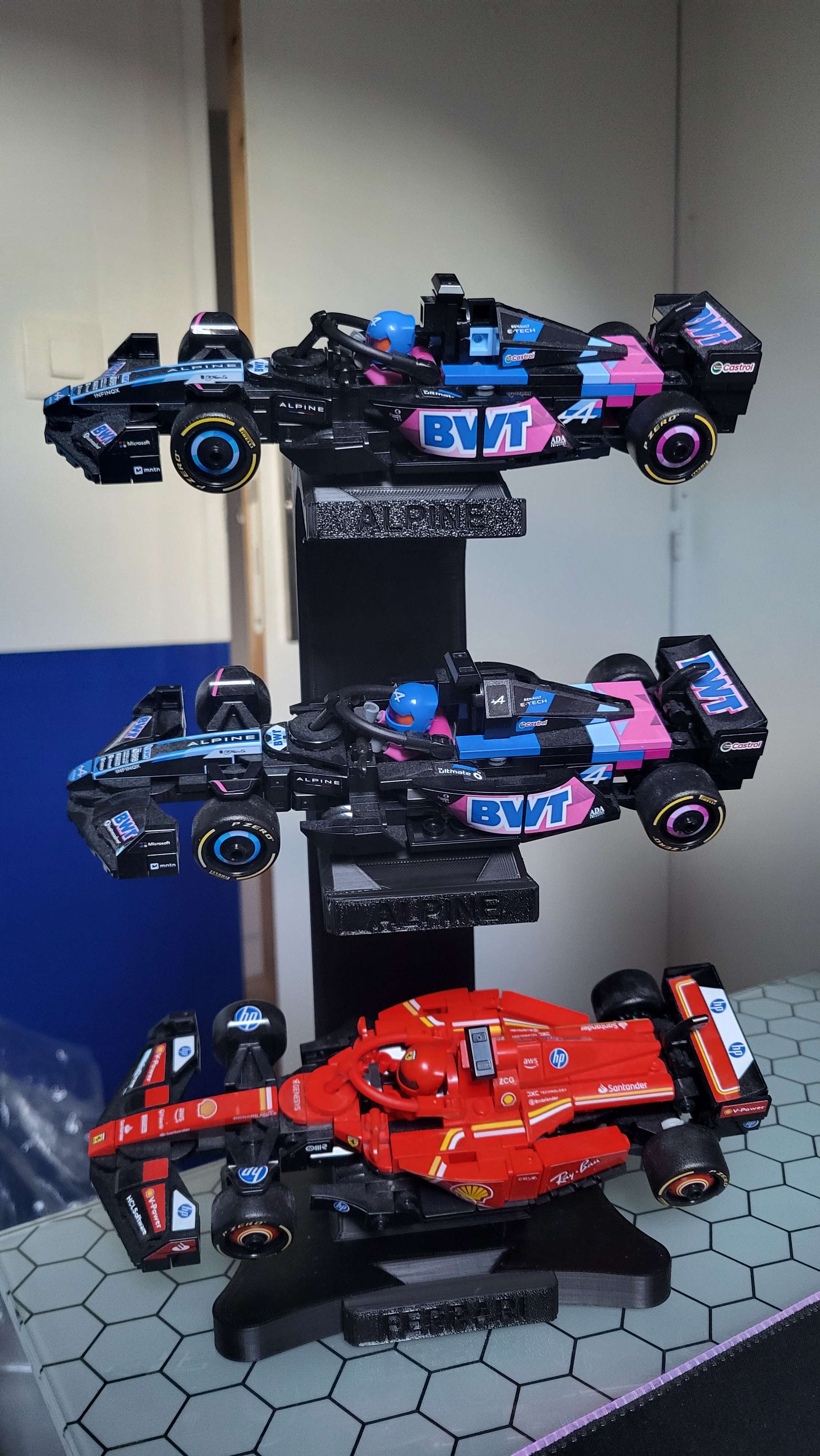 F1 Lego Speed Champions Display Stand V2