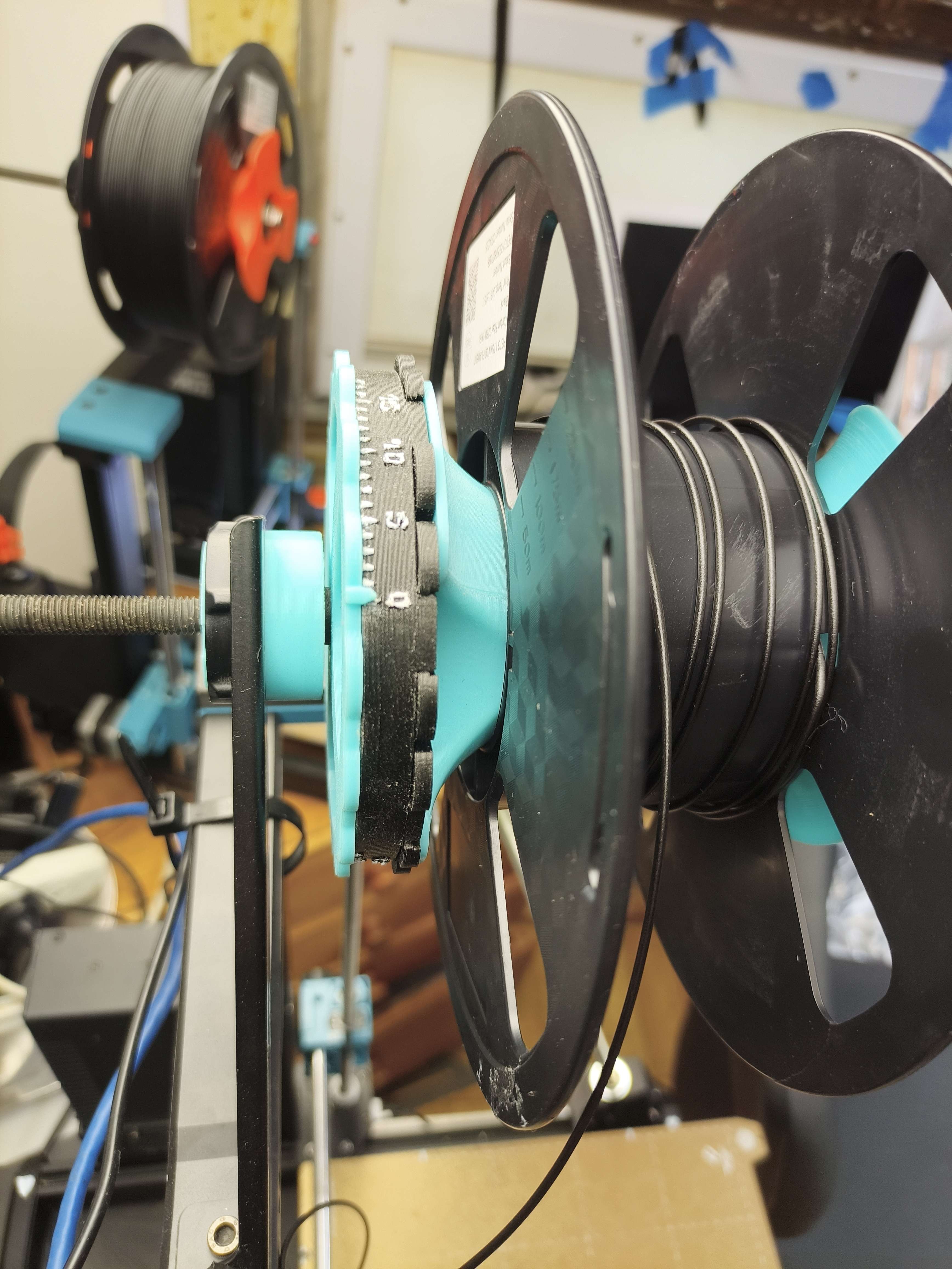 SV06 / SV06 Plus Spool rewinder and Mount , printed or metal coil spring — thumbnail 4