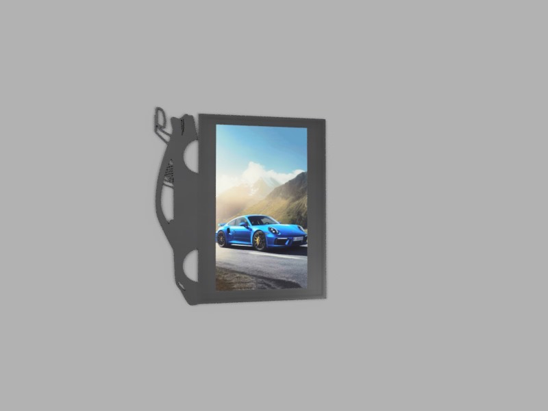 Porshe 992 GT3rs photo stand