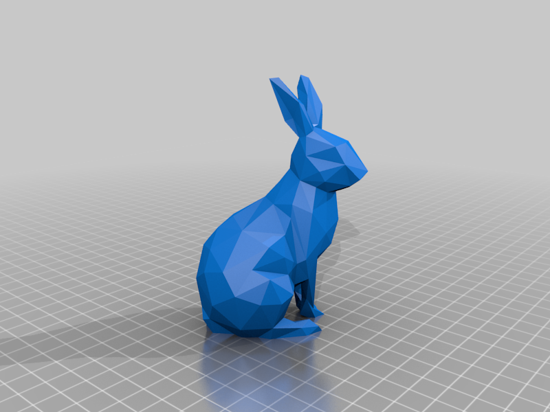 Miniatura 3 do modelo 3D Low Poly Easter Bunny