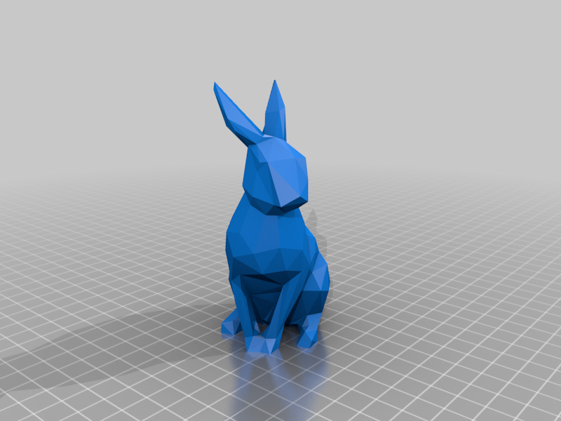 Miniatura 2 do modelo 3D Low Poly Easter Bunny