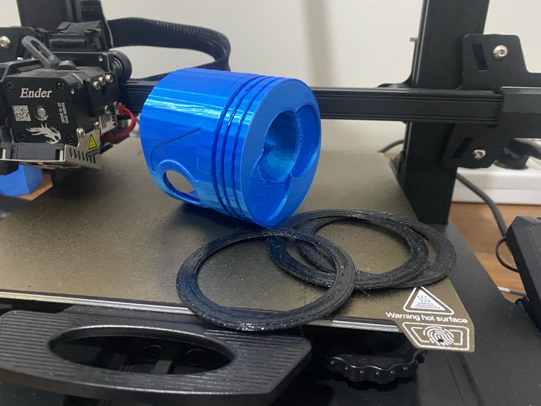 Car piston by mad3craft Download free STL model