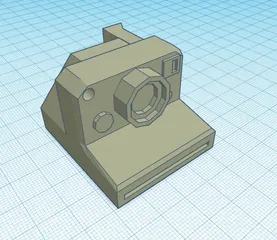 Old School Poloroid Keychain