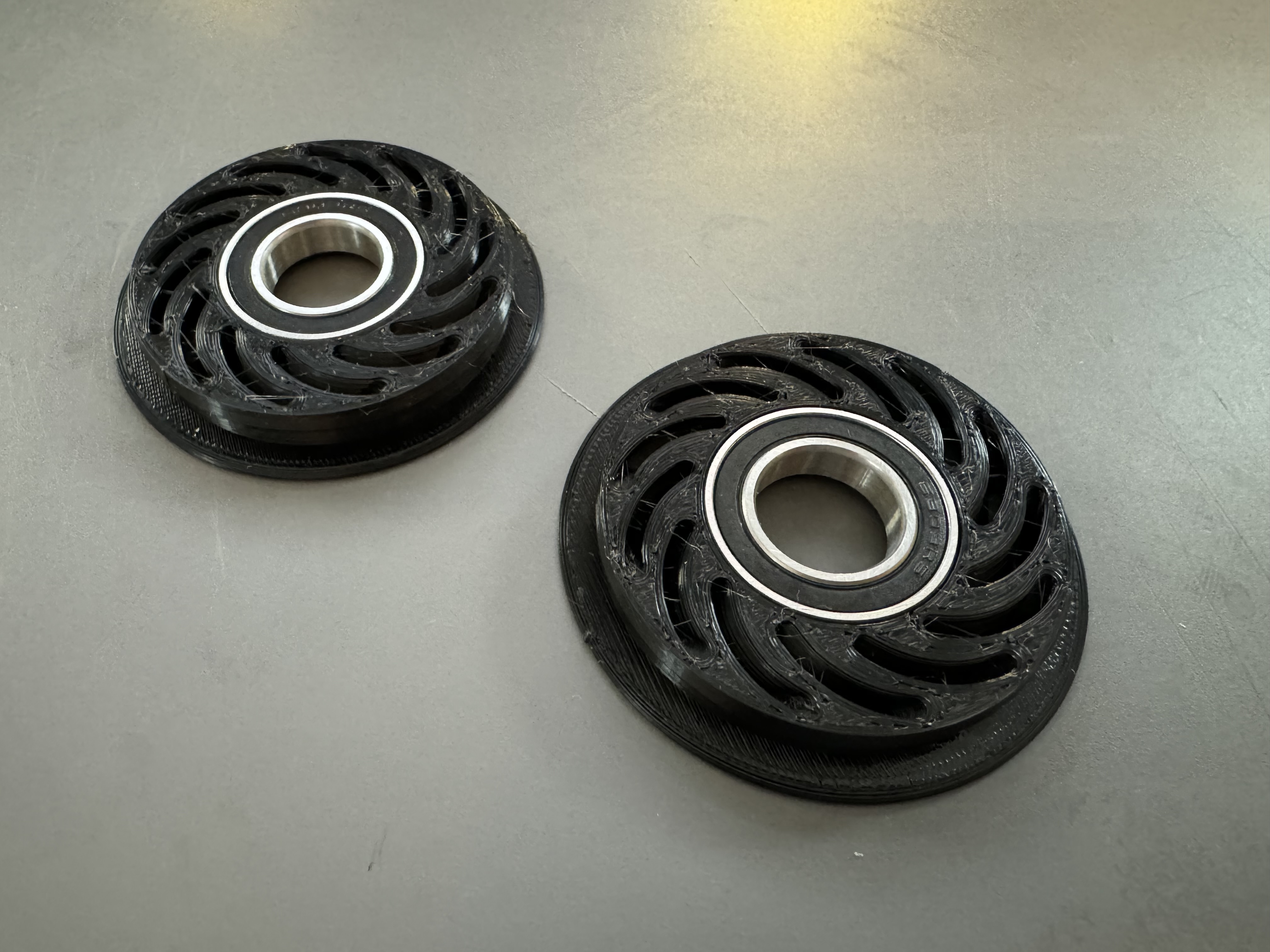 Spool Hubs for Overture and Prusament Filament and 30mm OD Bearings by Jerrod H | Download free ...