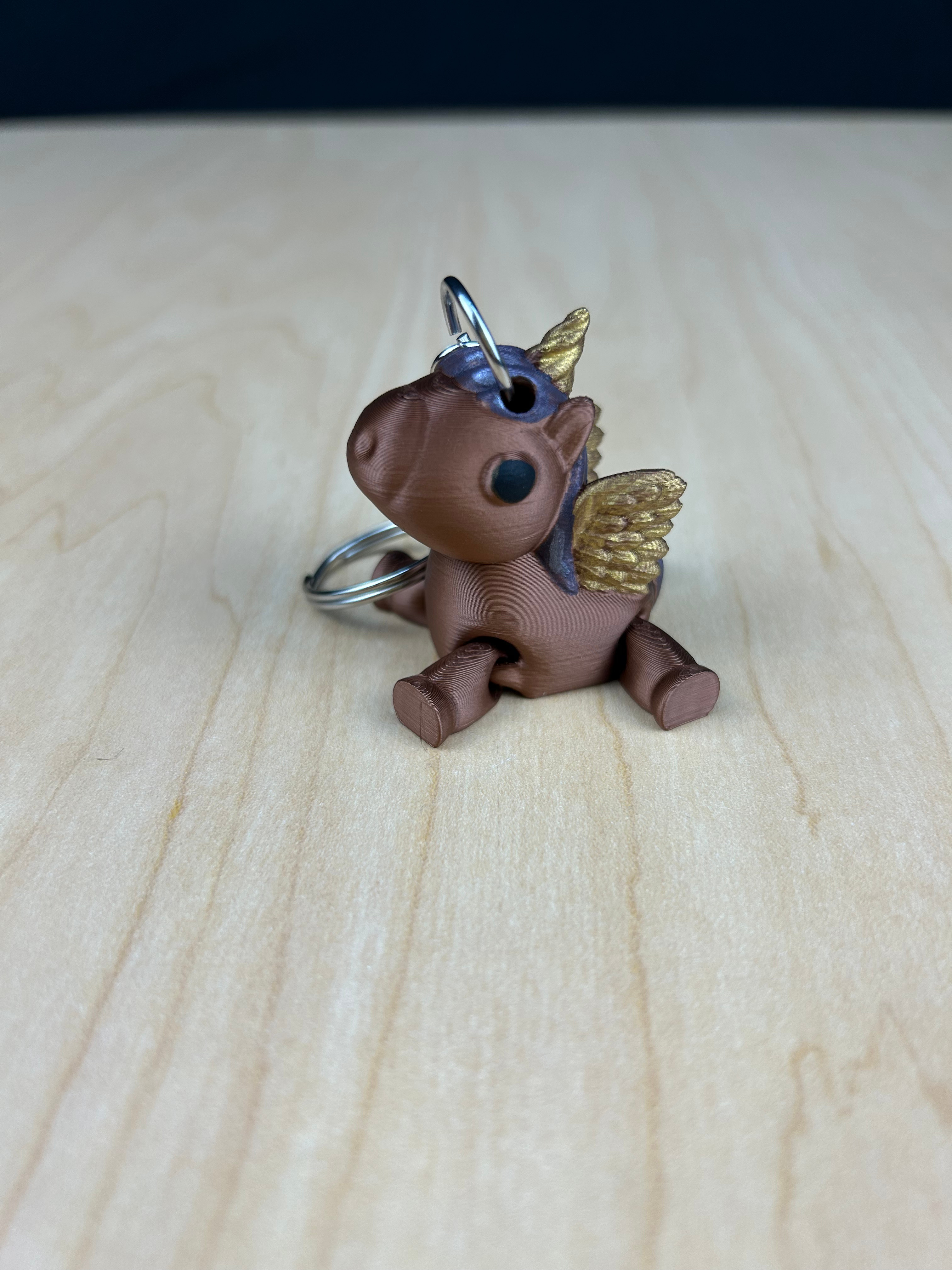 Winged Unicorn Keychain