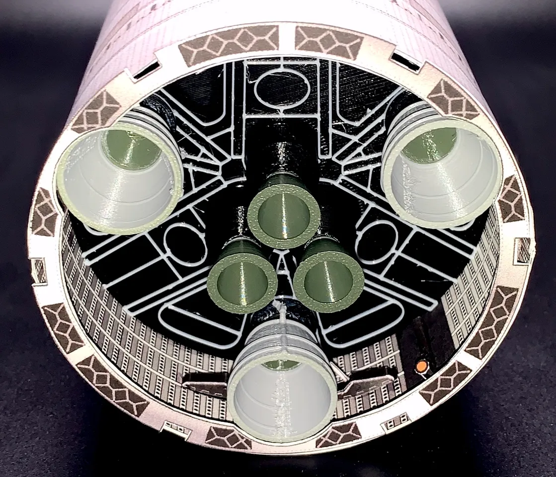 Starship S28 engine section by AXM61 | Download free STL model ...