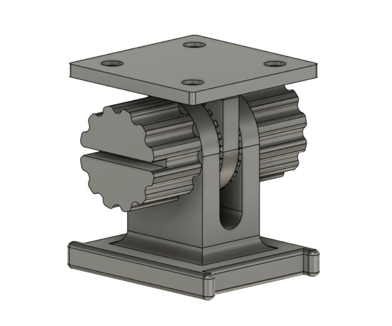 Advanced Spool Holding System for IKEA LACK Enclosure