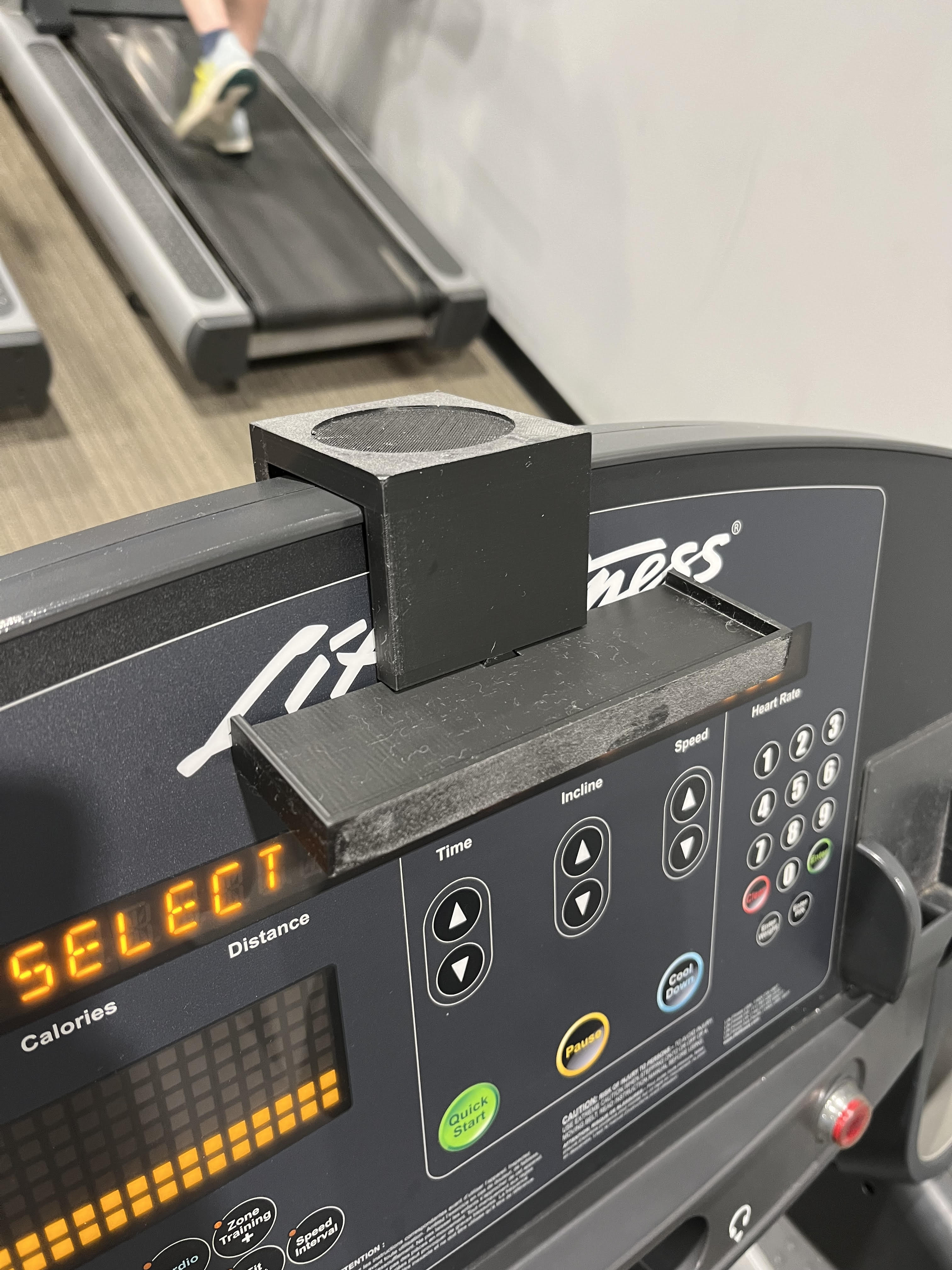 treadmill phone holder