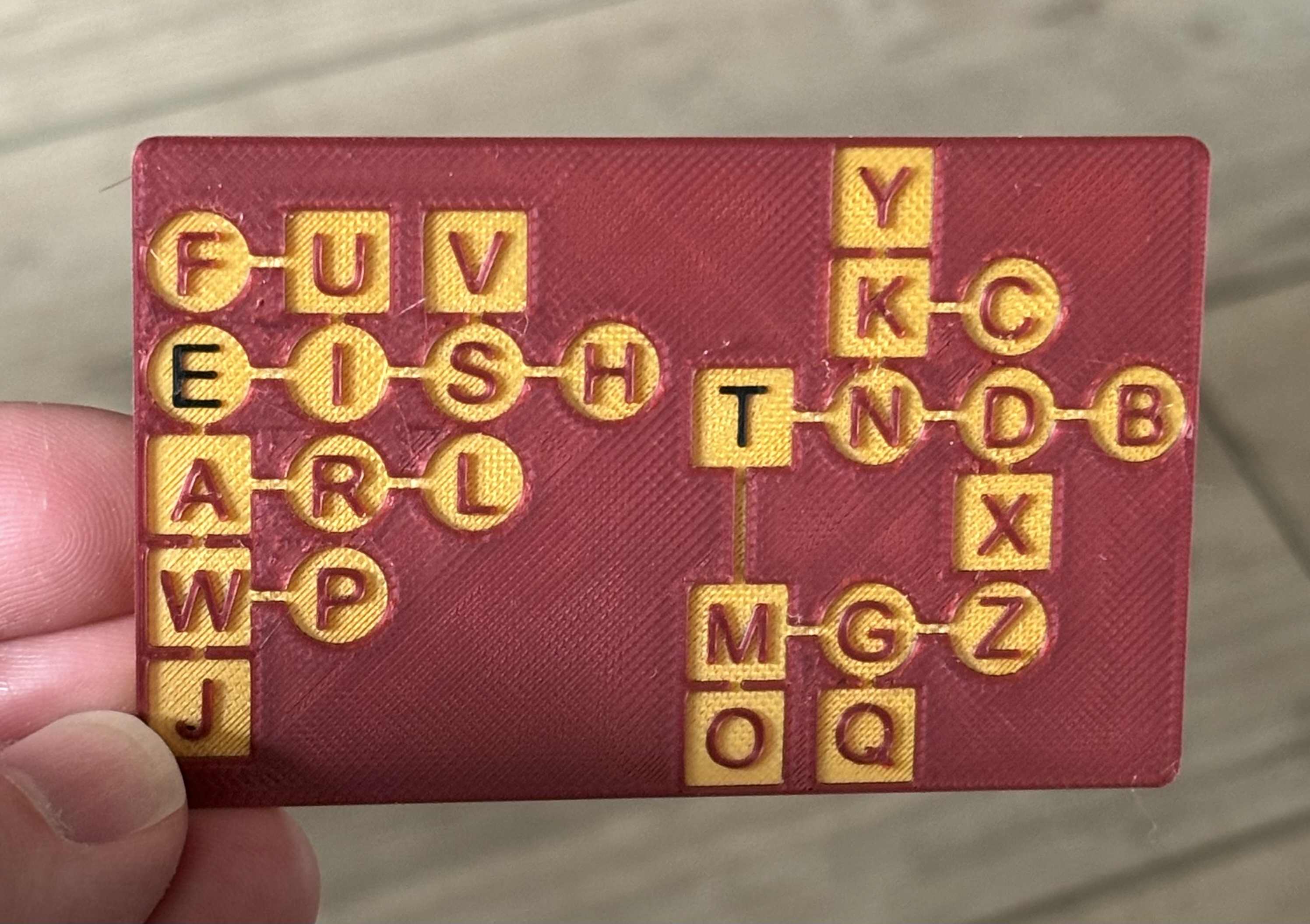 Morse Decoding And Learning Card. von Machtrim | Kostenloses STL-Modell ...