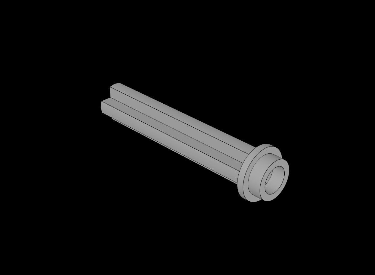 Lego Compatible (6587.dat) Technic Axle  3 with Stud