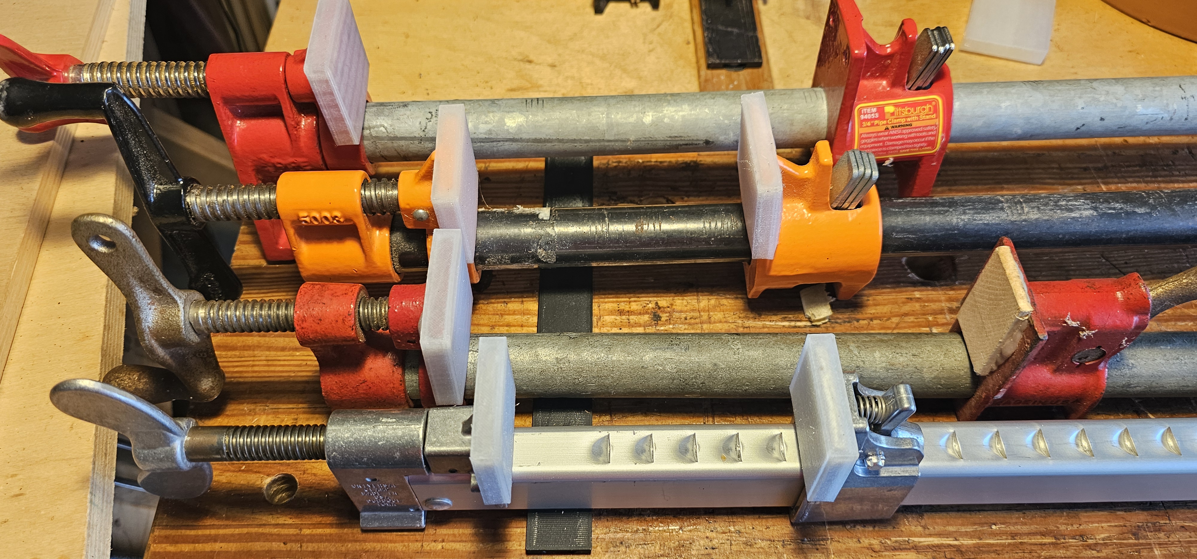 TPU Pipe Clamp Pads (Pony, Pittsburgh, Dubuque)