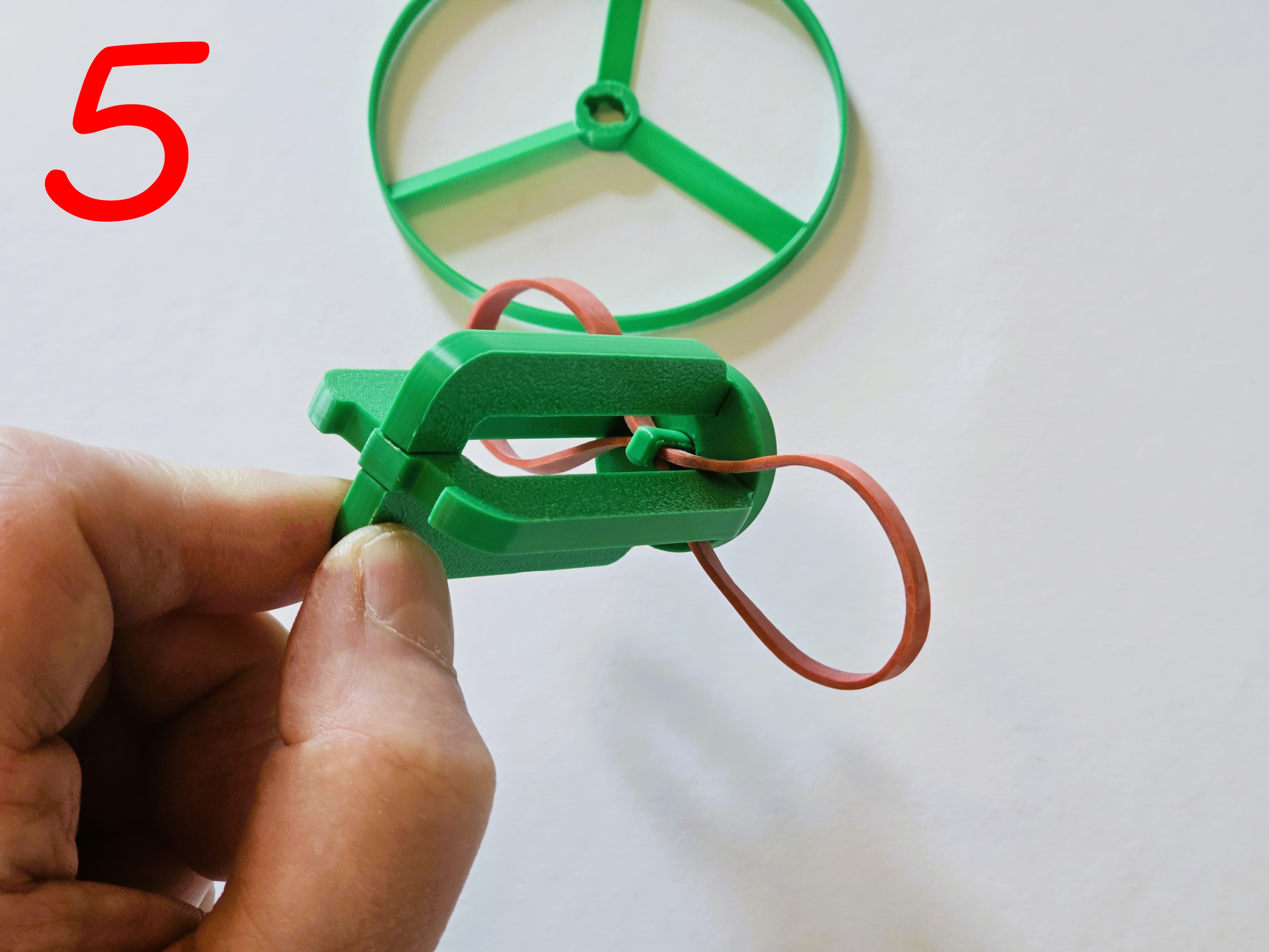 Miniatura 8 do modelo 3D Rubber Band Copter