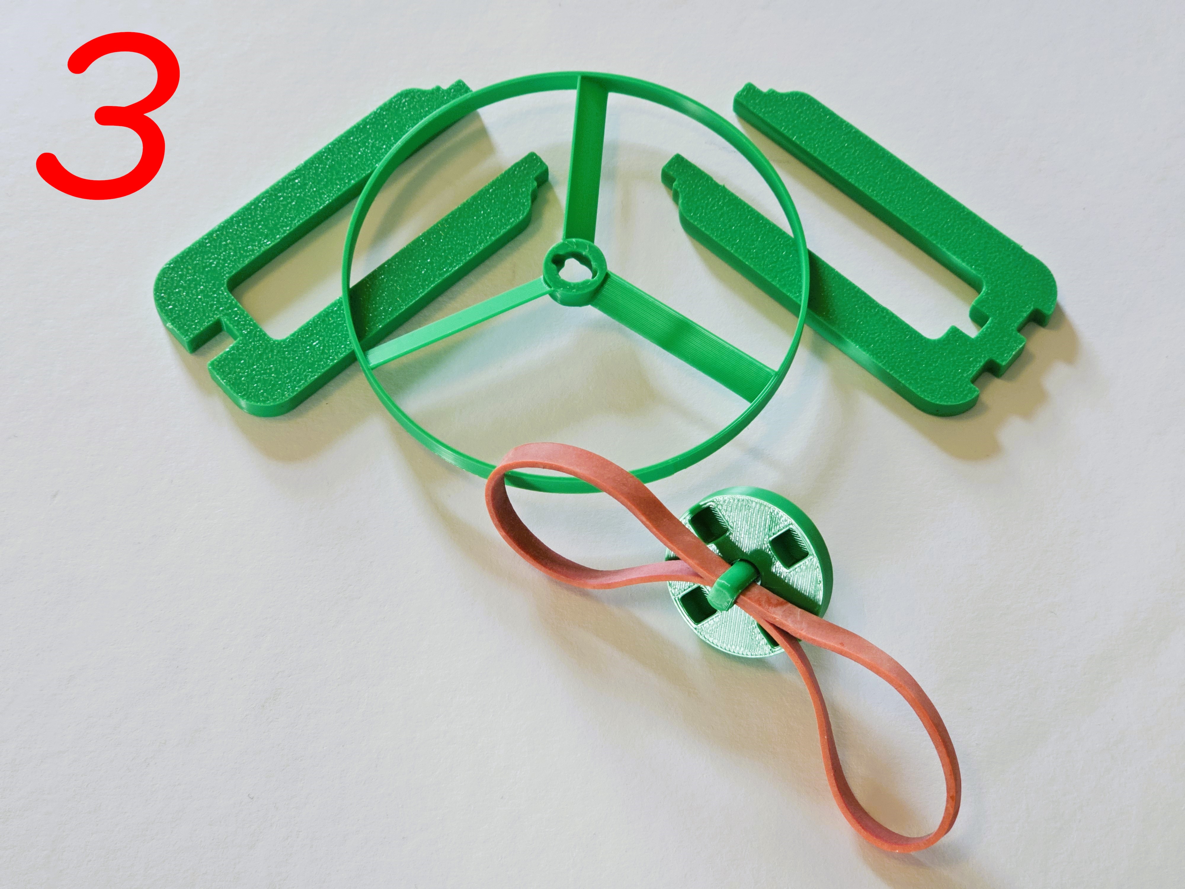 Miniatura 6 do modelo 3D Rubber Band Copter