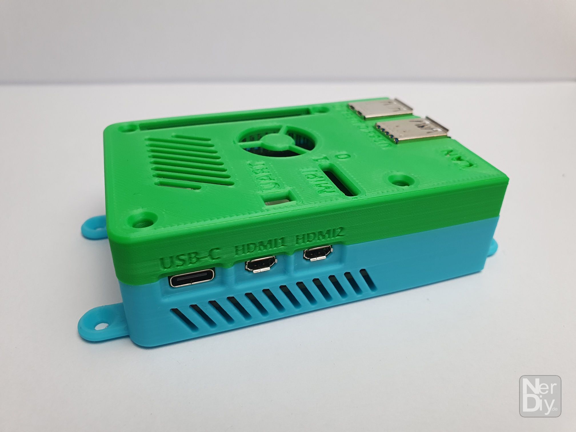 RaspberryPi 5 & Pimoroni NVME Base Housing by Nerdiy.de by Nerdiy.de ...