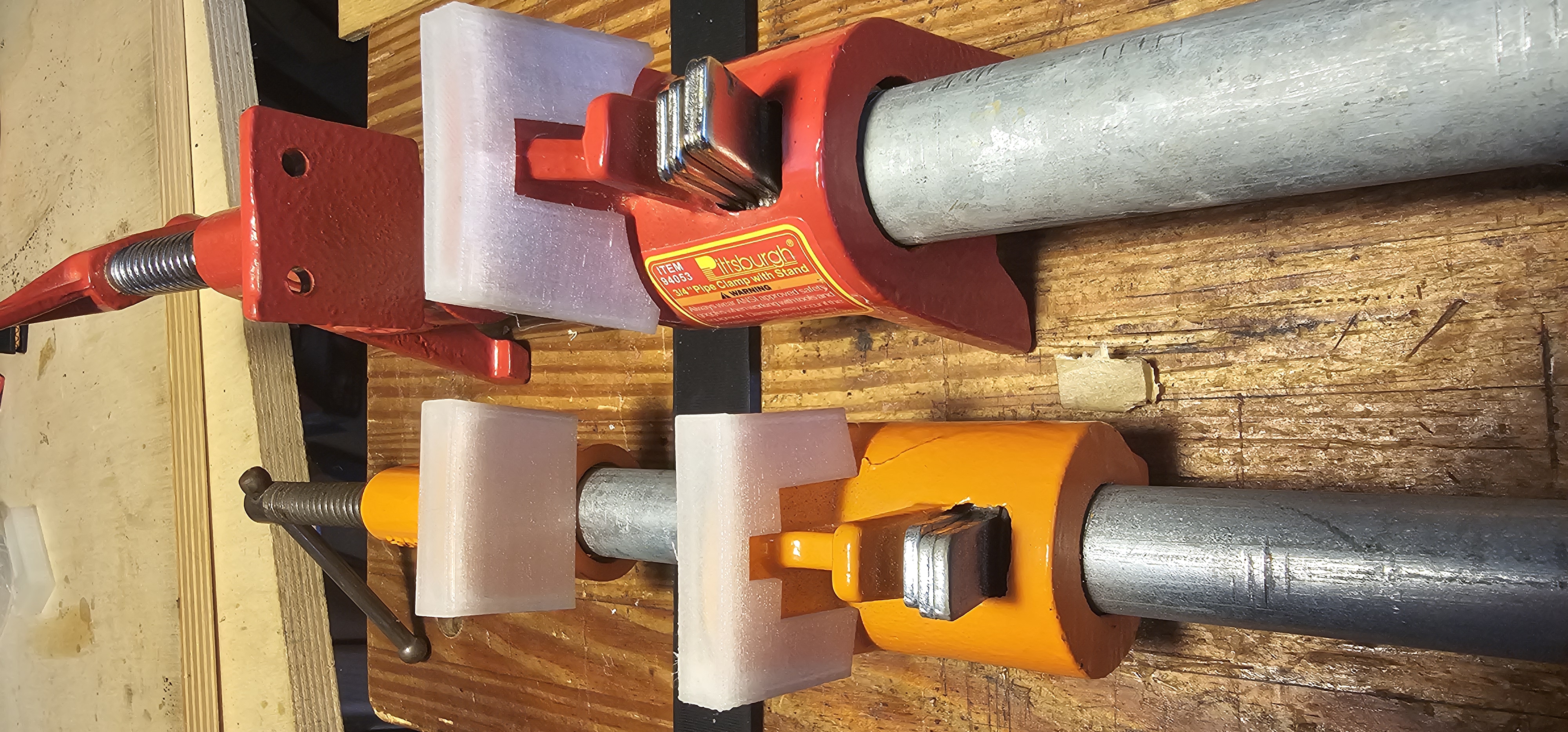 TPU Pipe Clamp Pads (Pittsburgh 3/4" and Pony 1/2")