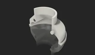 Small pipe cover (Pipe rosette) for radiators or 24mm pipes