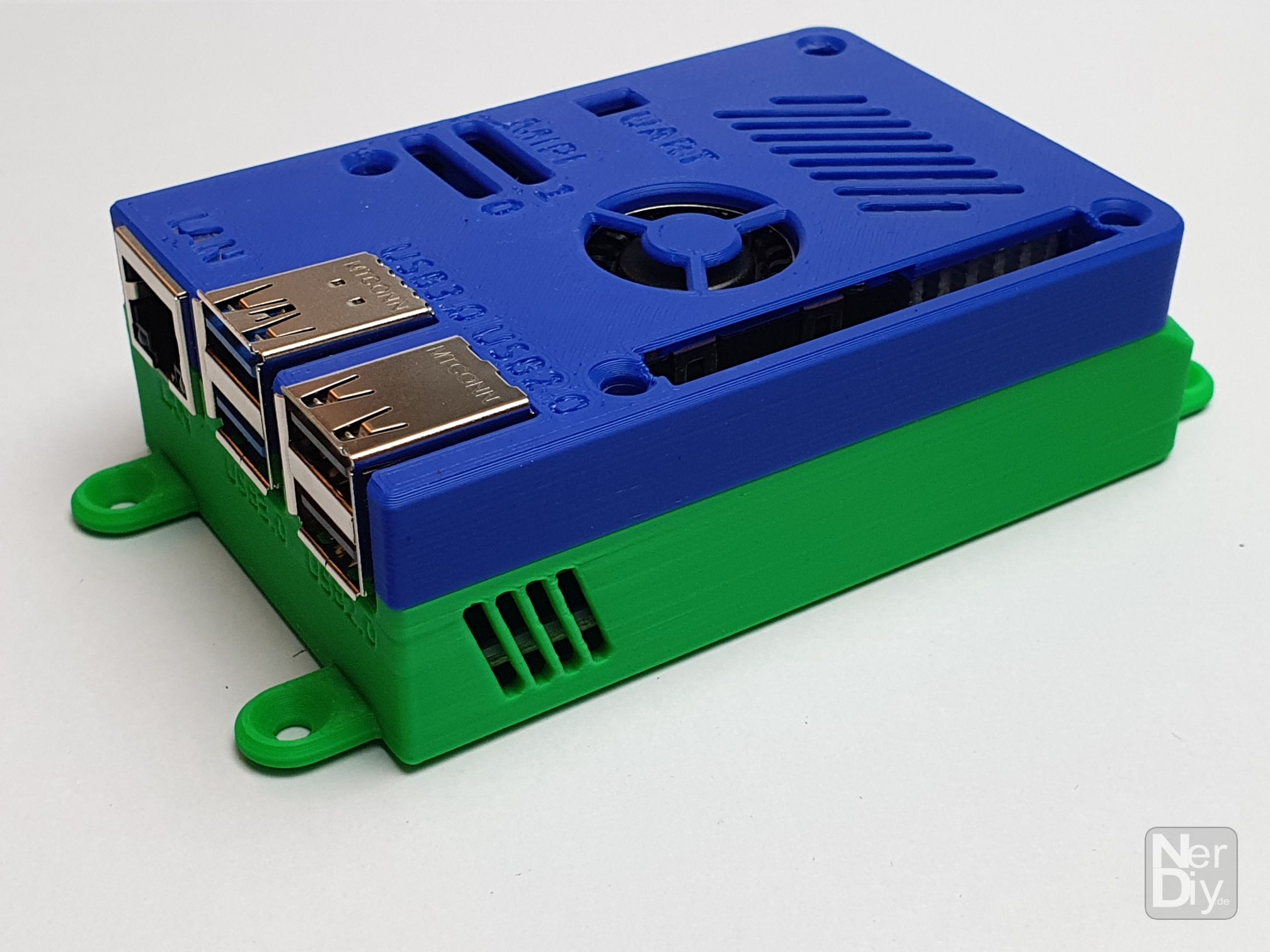 RaspberryPi 5 & Pineberry Pi BM1L Bottom NVME HAT Housing by Nerdiy.de ...