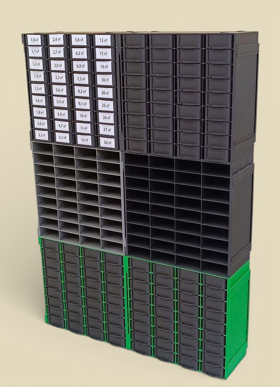 Miniatura 2 do modelo 3D Organizer for electronic components