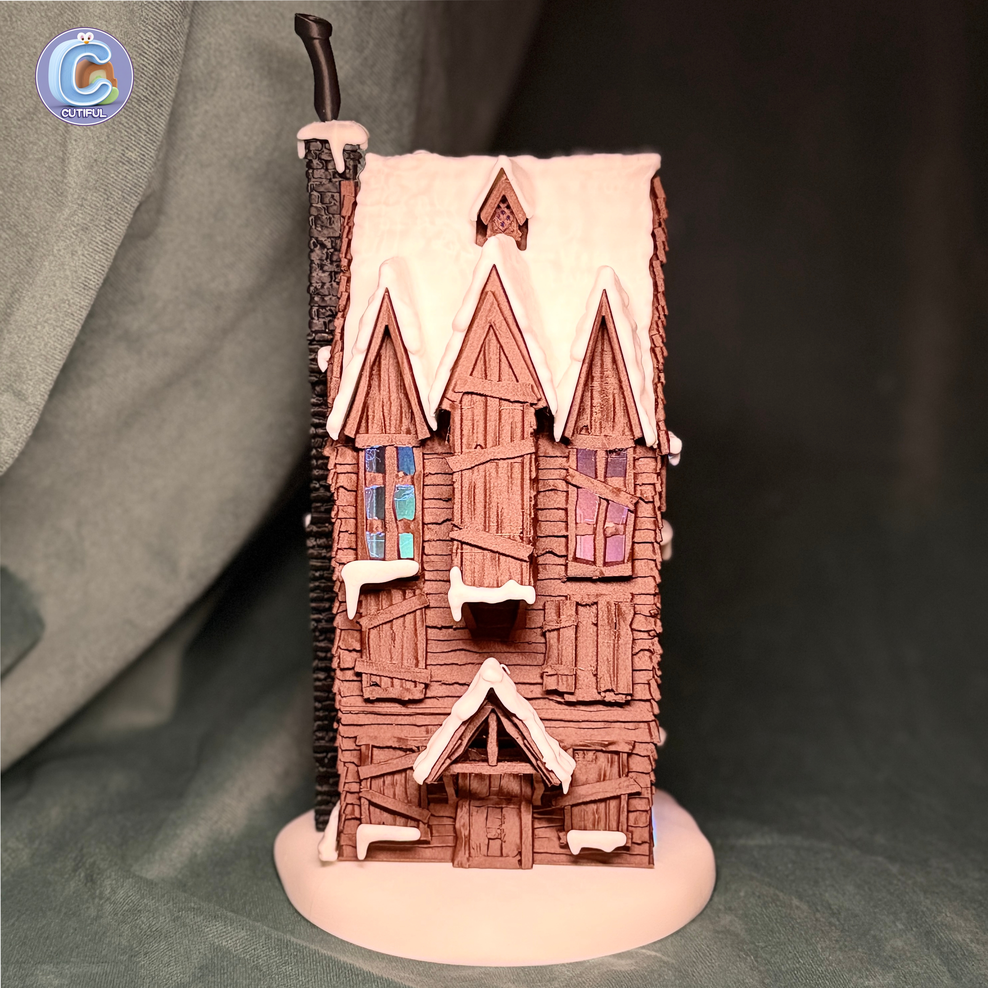 Shrieking Shack – No MMU -Harry Potter Haunted House – Multicolor – Wizard Village Diorama — thumbnail 13