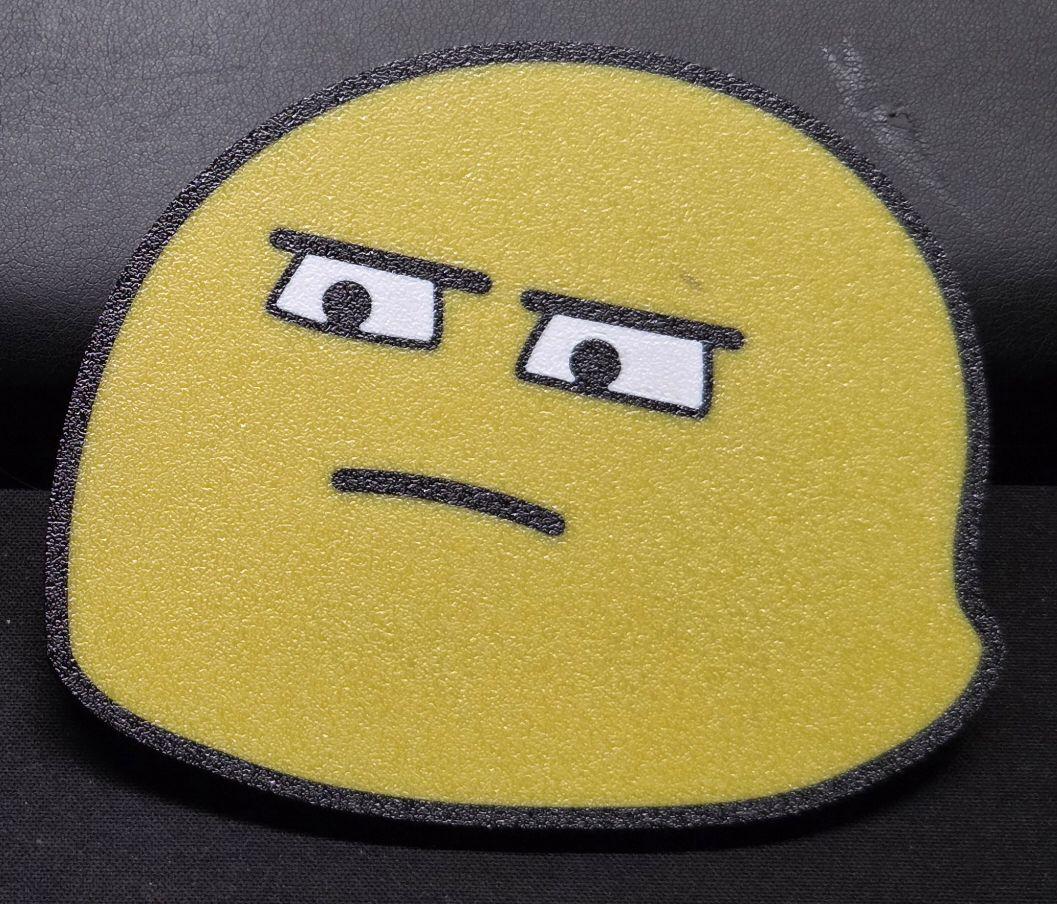 Blob-Glare-Emoji Coaster
