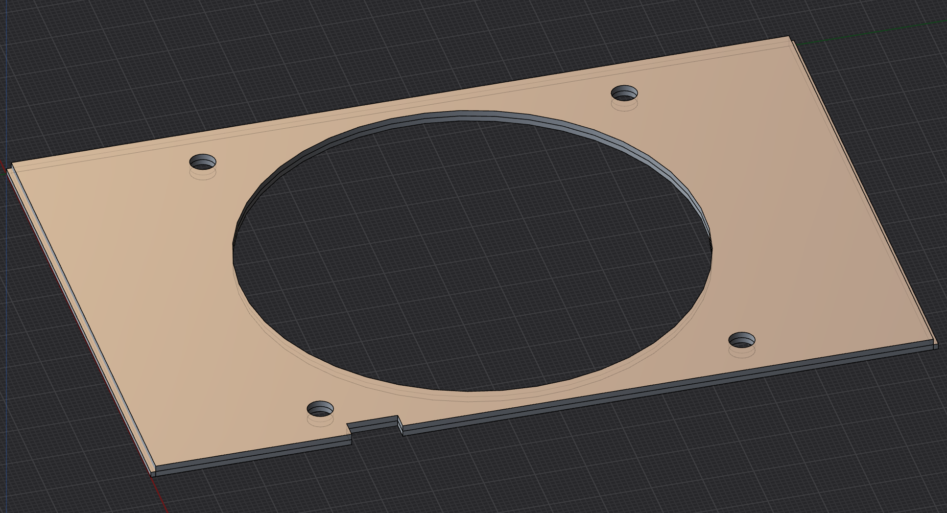 Banana Pi BPI R4 92mm fan cover.