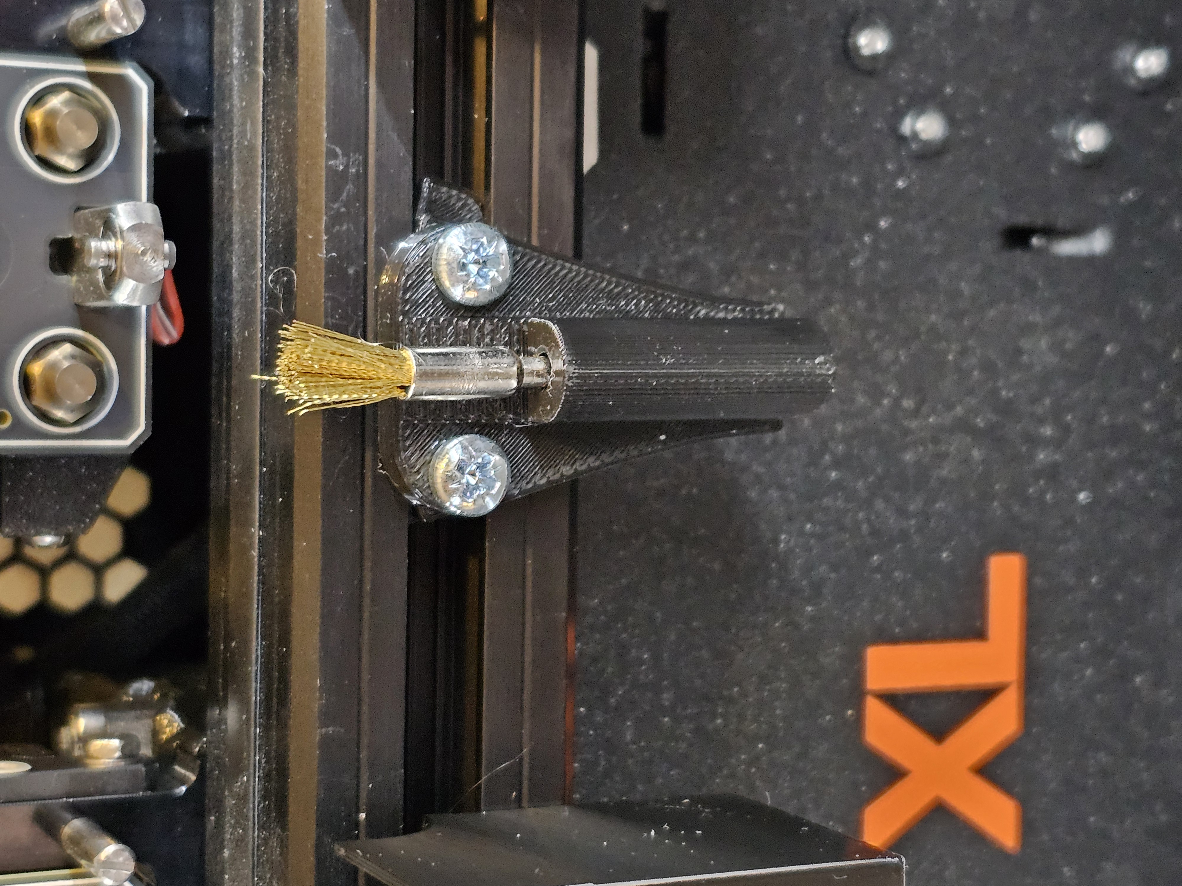 Prusa XL Nozzle Brush Holder 3D model thumbnail