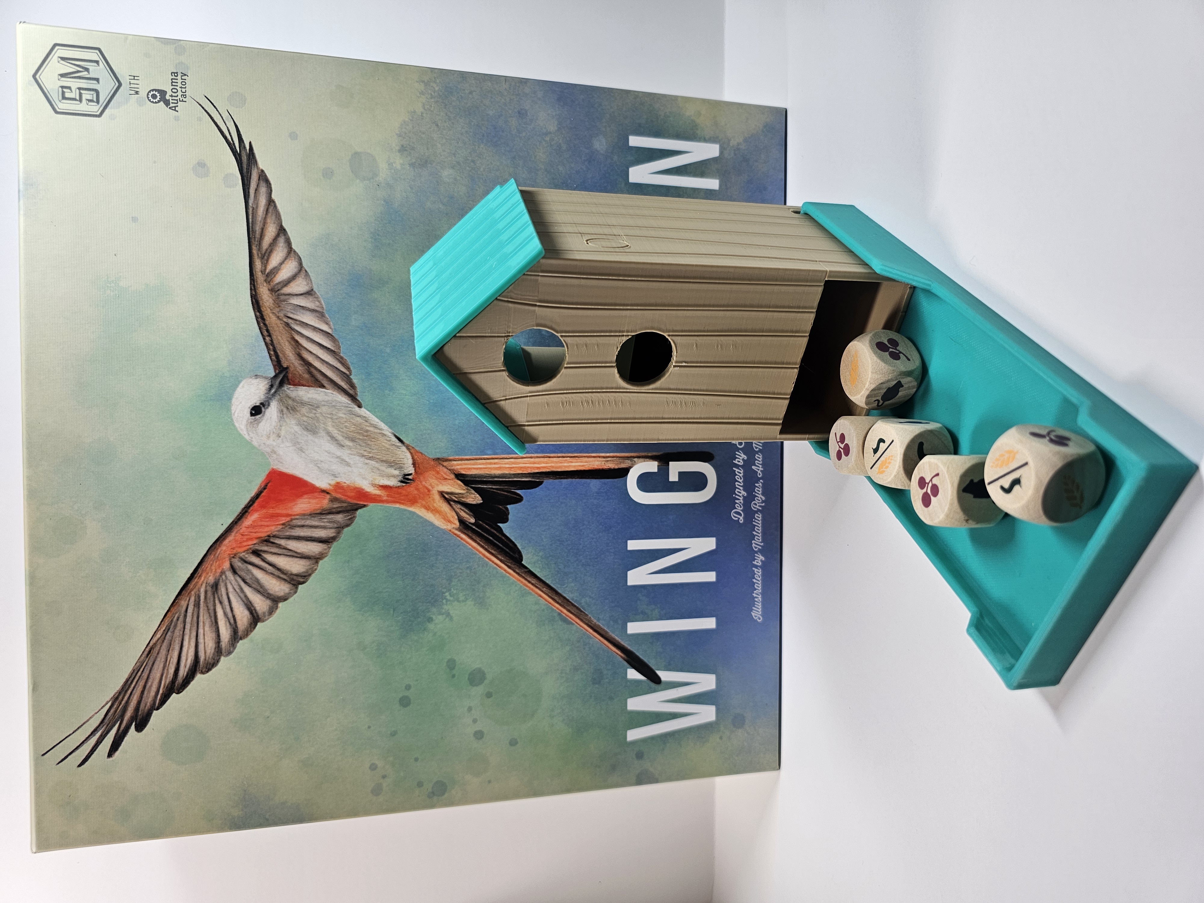 Wingspan Assembled Bird Feeder Double Remix