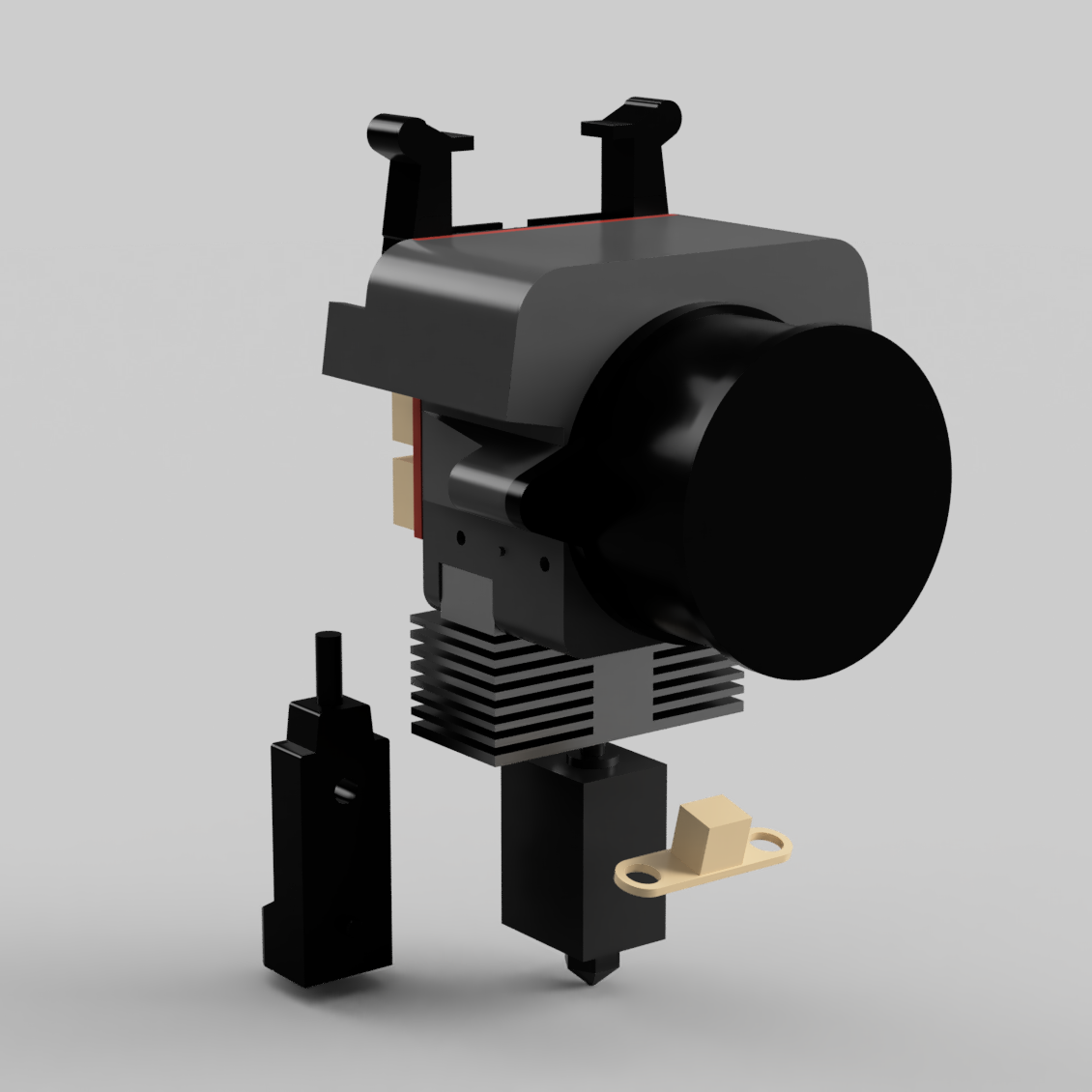 Elegoo Neptune 4 Max/Plus Extruder and Hotend assembly