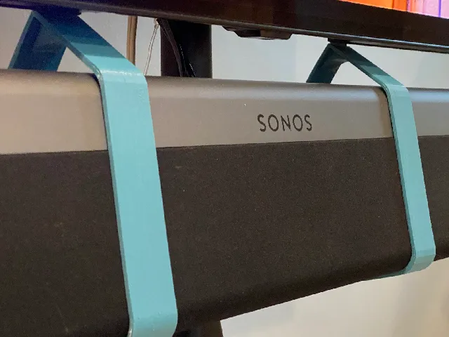 Sound bar hanging mount