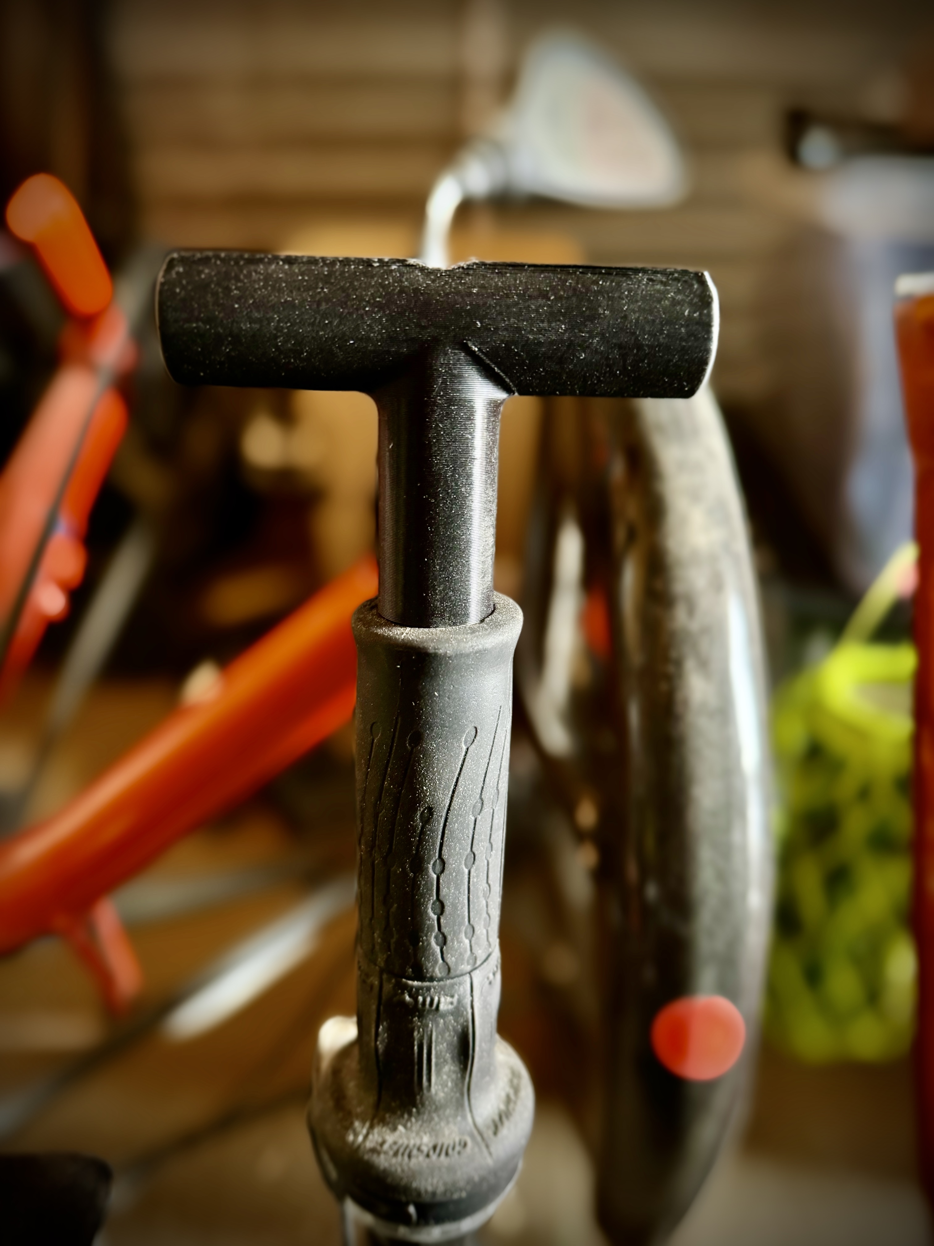 Recumbent trike accessory T (upper handlebar mount) by RandSchlemiel