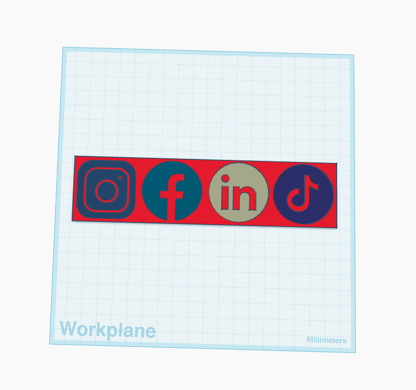 Social Media Icons for NFC Chips
