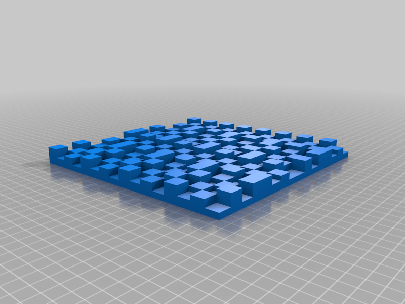 Miniatura 3 do modelo 3D Sound Diffusion Panel